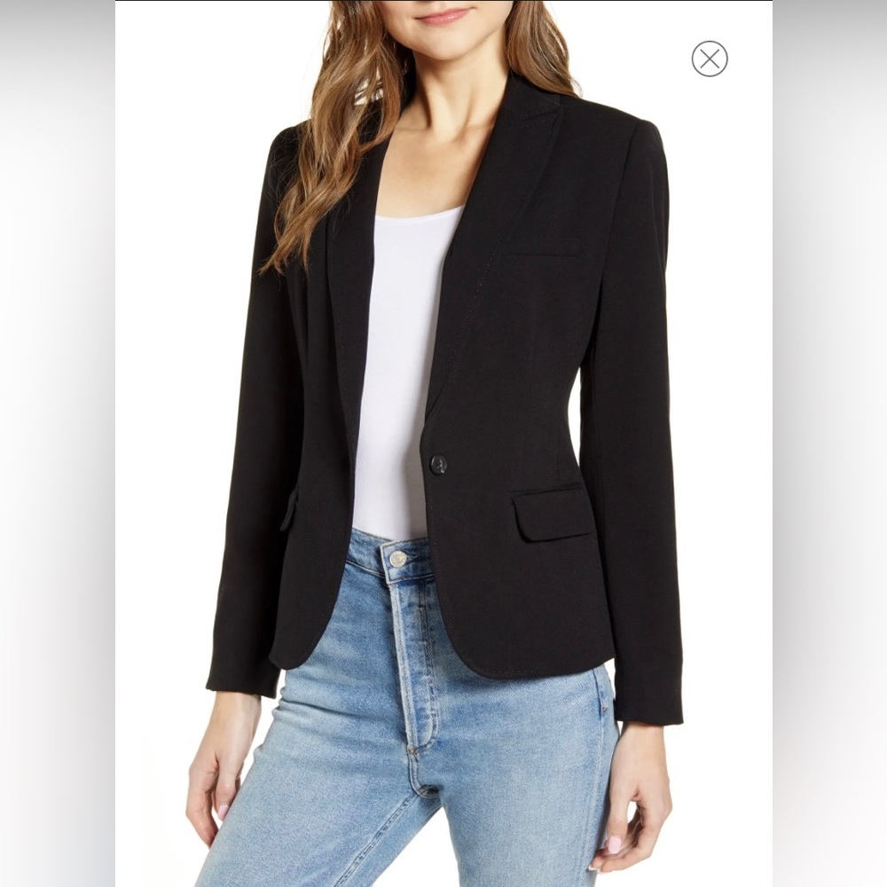 Vince Camuto Blazer Nina Blazer Black | Size 0